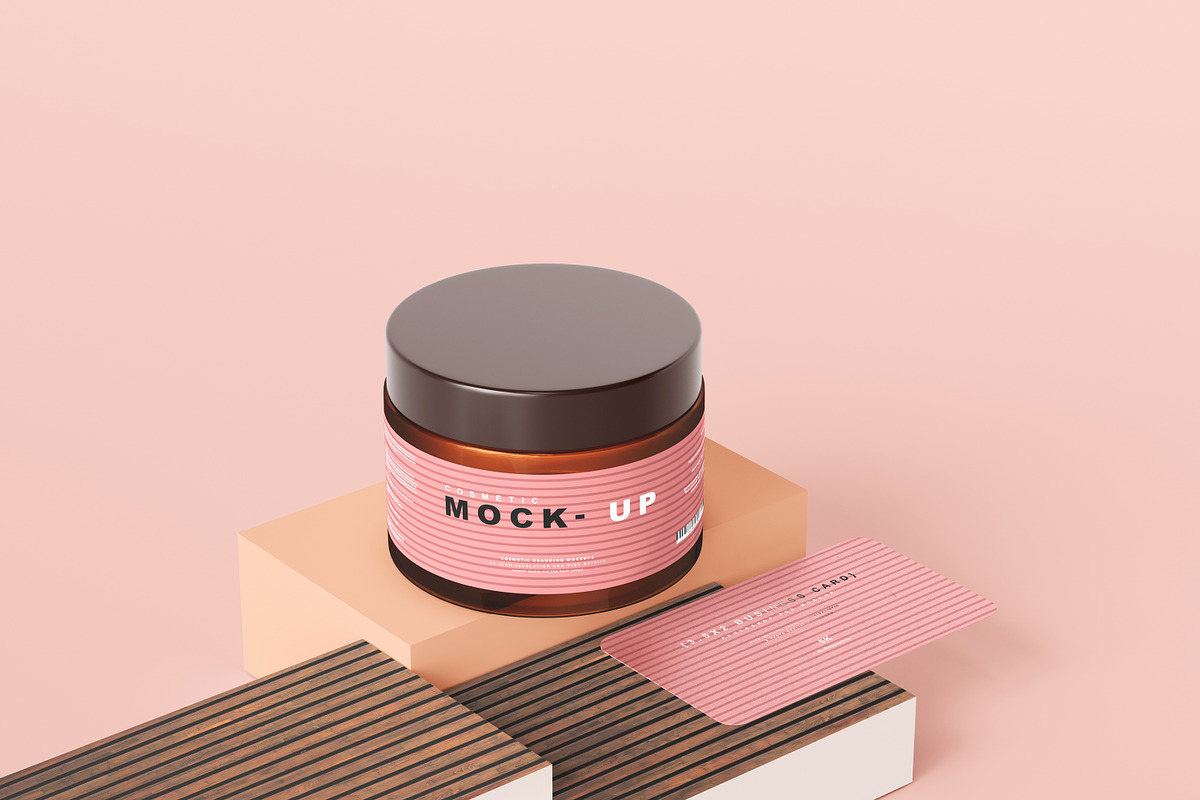 250+ Cosmetic Branding Mockup Bundle, a Cups & Container Mockup by pmvch (Photo 133 of 273)