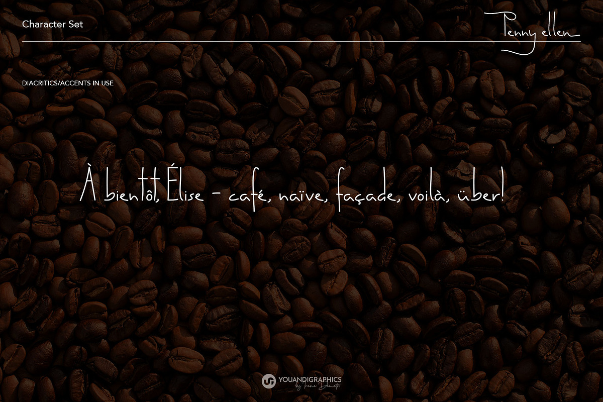 Penny Ellen Playful Handwritten Font, a Handwritten Font by Youandigraphics (Photo 7 of 11)