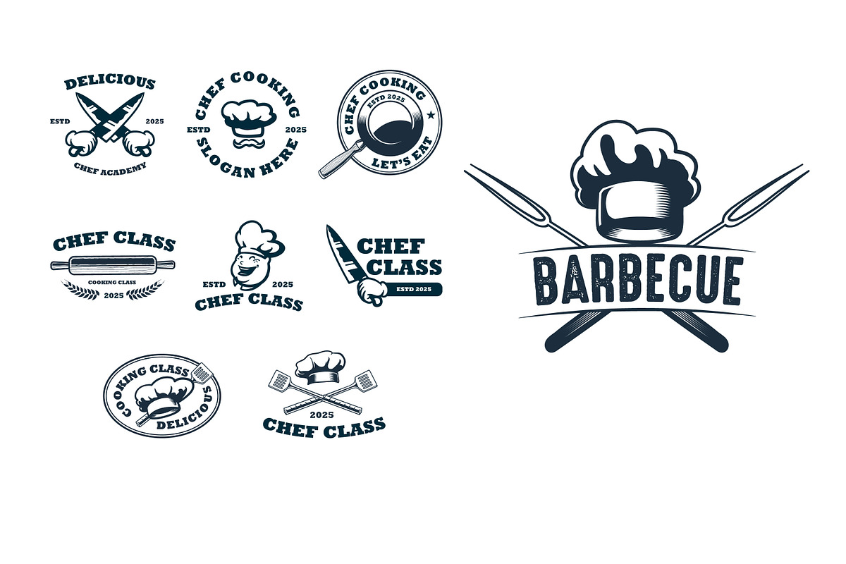 Cooking and Chef BUNDLE, a Food Illustration by grindstudio (Photo 3 of 5)