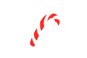 Christmas Candy cane. Vector, an Object Illustration by Nadzin