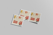 Postage Stamp Mockup, a Books & Magazine Mockup by hokagata (Thumbnail 3 of 5)