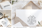 Antique Vintage Monogram Initial J, an Object Graphic by Antique Monograms (Thumbnail 2 of 4)
