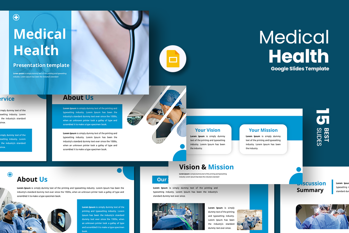 Modern Medical - Google Slides, a Presentation Template by QR Design Studio (Photo 1 of 3)