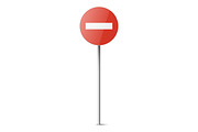 Vector Set of Road Prohibition Signs, an Object Graphic by Gomolach (Thumbnail 4 of 7)