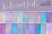 Iridescent Foils, a Texture Graphic by Julie Campbell (Thumbnail 1 of 5)