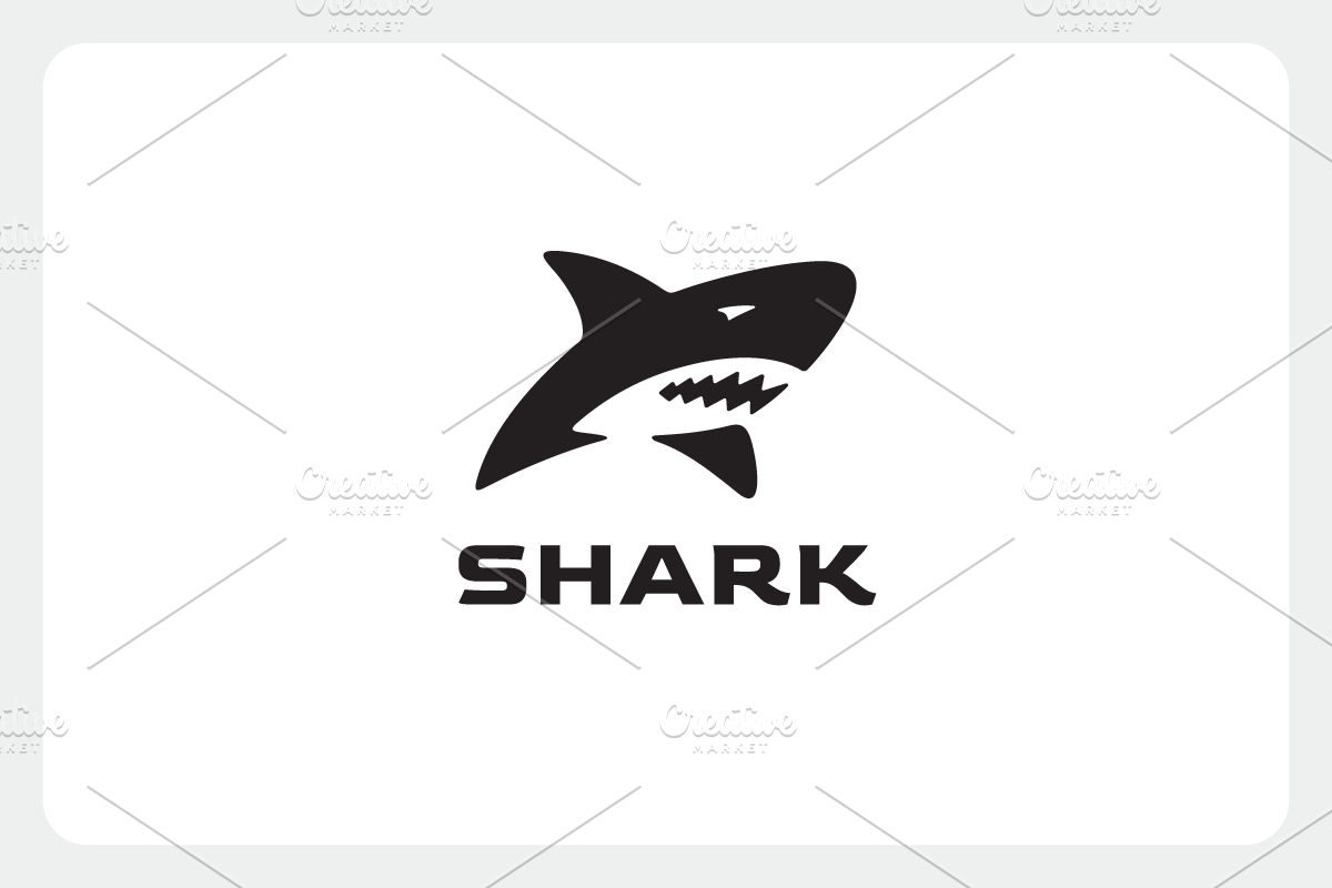 Shark Head Logo Design Template, a Branding & Logo Template by yopie (Photo 4 of 4)