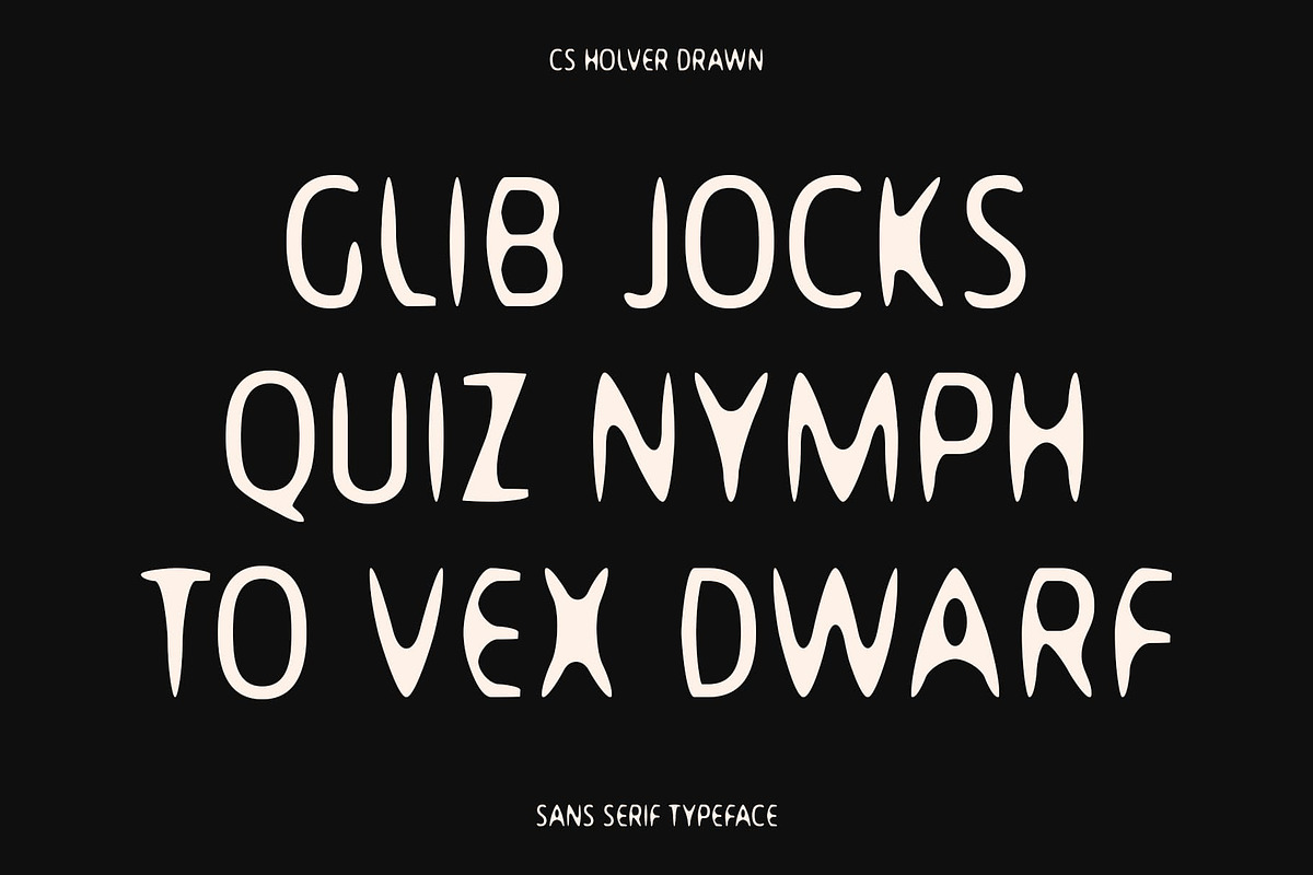 CS Holver Drawn, a Sans Serif Font by Craft Supply Co. (Photo 3 of 8)