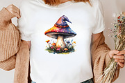 Halloween Mushrooms Clipart, an Illustration by Canvas Craft (Thumbnail 7 of 8)