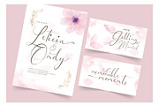 Kalidony - Lovely Font, a Script Font by Arterfak Project (Thumbnail 3 of 14)