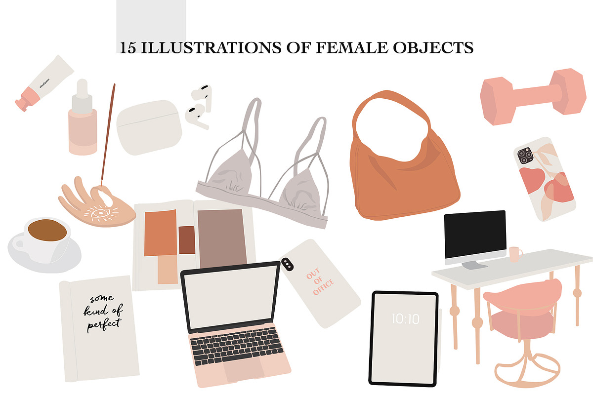 ABSTRACT GIRL BOSS, a Person Illustration by Olg Store (Photo 10 of 12)