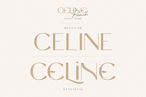 Celine Peach - A Luxury Font Duo