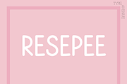 Resepee Font, a Handwritten Font by noonsun (Thumbnail 1 of 6)
