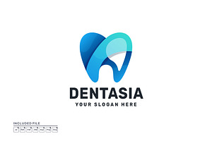 Dental Clinic Tooth Gradient Logo, a Branding & Logo Template by yuanesei
