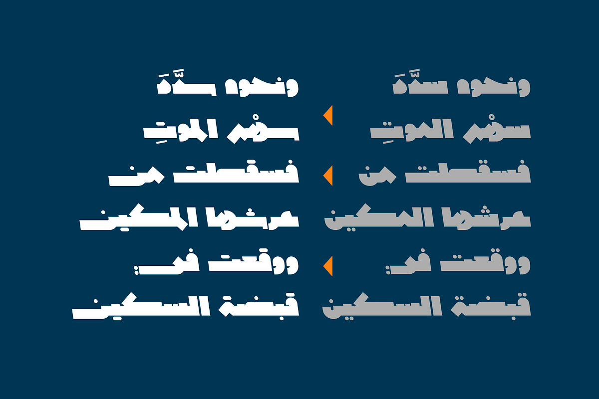 Wujha - Arabic Font, a Script Font by Mostafa El Abasiry (Photo 10 of 15)