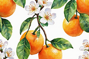 Oranges Seamless Pattern, a Pattern Graphic by PLUM&FIGS (Thumbnail 5 of 5)