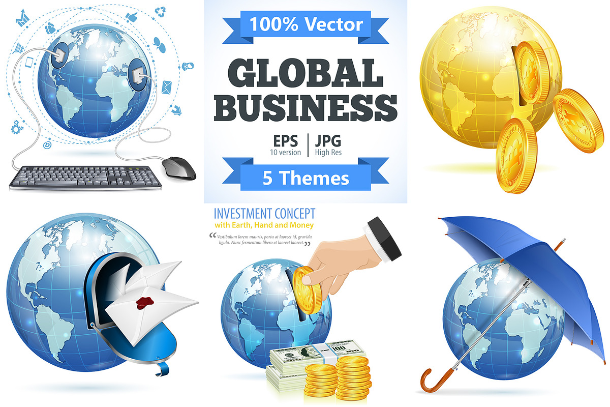 Global Business Concepts, a Finance Illustration by TAlex (Photo 1 of 6)