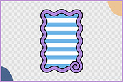 Retro Wavy Pattern Frames Vector Set, a Decorative Illustration by Gfx Expert Team (Thumbnail 10 of 10)