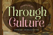 Through Culture Modern Serif