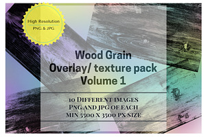 Wood Grain Overlay / Texture Pack 1