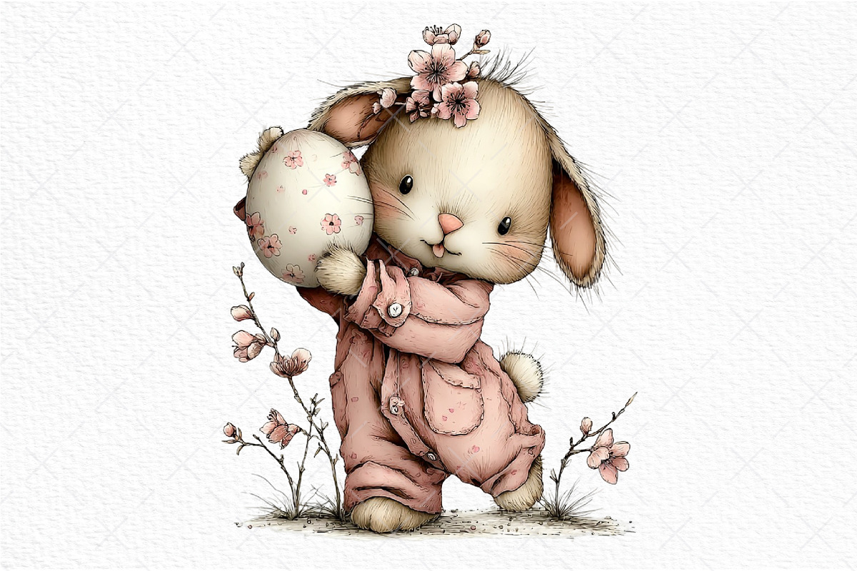 Whimsical Easter Clipart, an Illustration by Craft Nest (Photo 11 of 11)