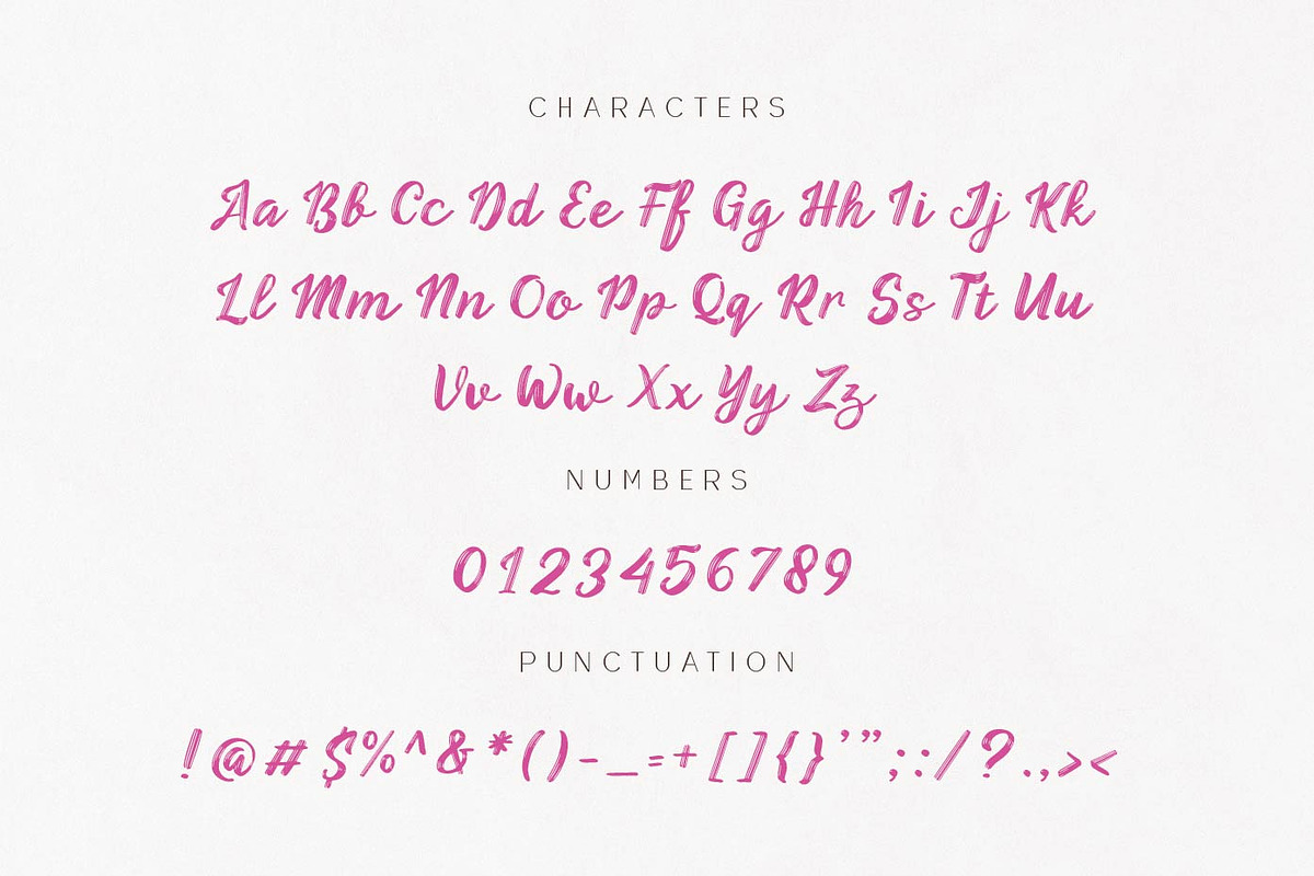 Monday Salute Cute Brushscript, a Script Font by Patria Ari (P4tcreativa) (Photo 9 of 10)