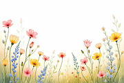 Summer Field Flower Lower Border, an Illustration by BIPLOB EXPERT (Thumbnail 5 of 14)