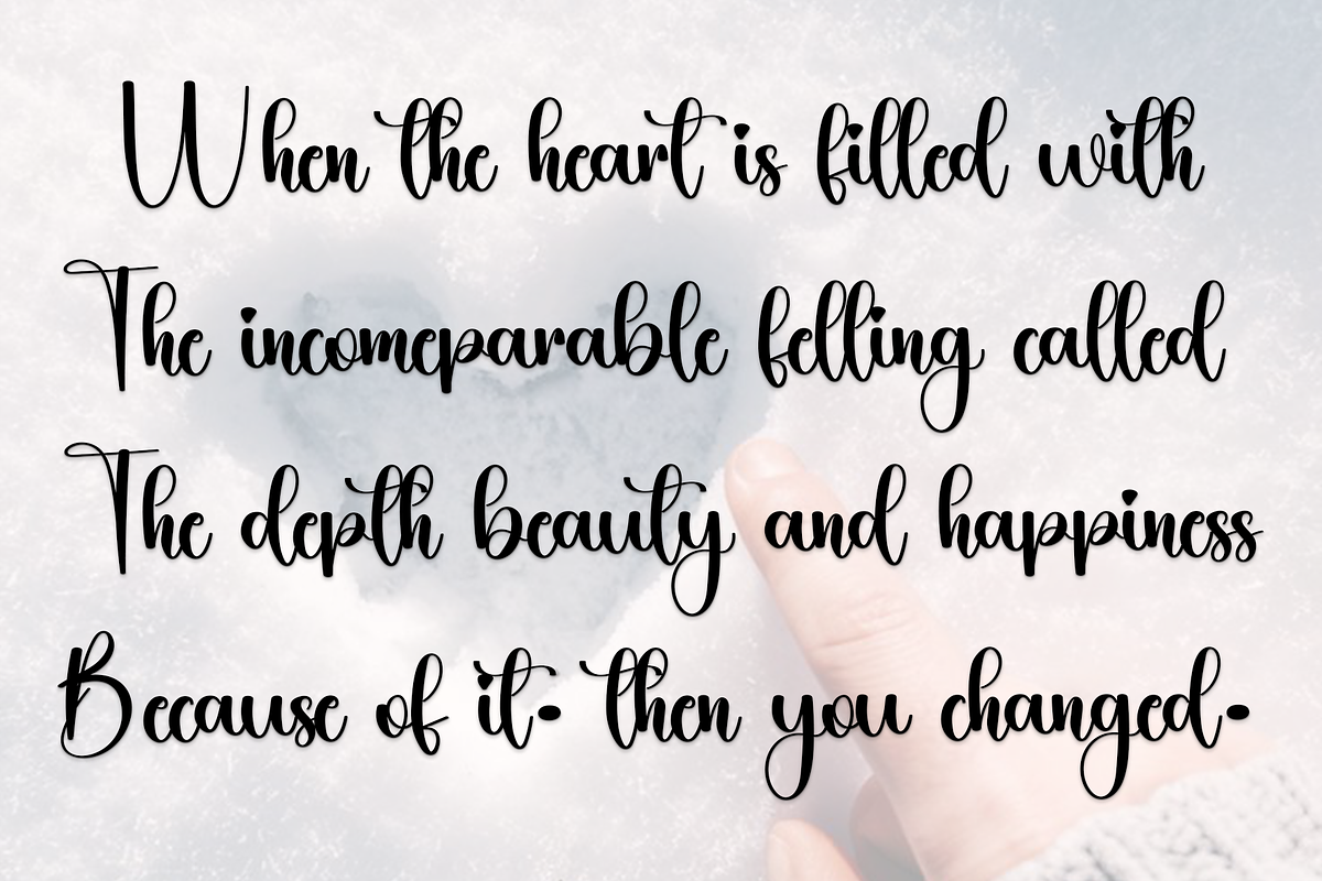 Thinking, a Handwritten Font by FreshTypeINK (Photo 6 of 8)