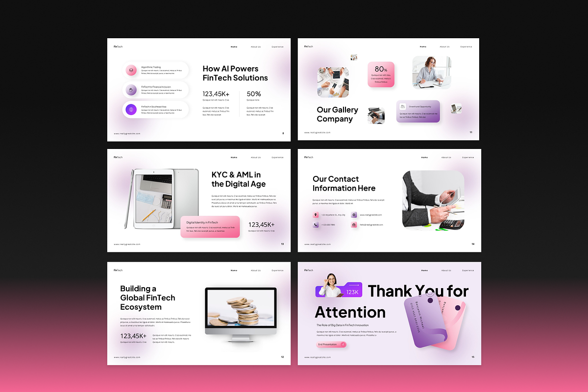 Financial Technology Presentation, a Presentation Template by Annora Studio (Photo 3 of 7)