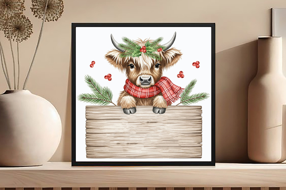 Western Christmas Png, Country Chri, an Illustration by DreamCafeArt (Photo 5 of 7)