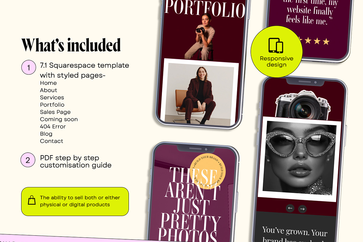 Squarespace Photography Website, a Squarespace Template by Template Twist Shop (Photo 3 of 10)
