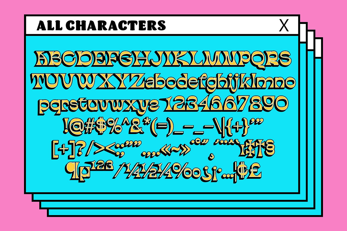 Abeleo 3D, a Sans Serif Font by Craft Supply Co. (Photo 4 of 8)