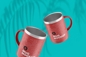 Metallic Mug Mockup