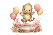 Summer Funny Chick Clipart, an Illustration by Craft Nest (Thumbnail 11 of 12)