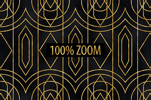 20 Art Deco Seamless Vector Patterns