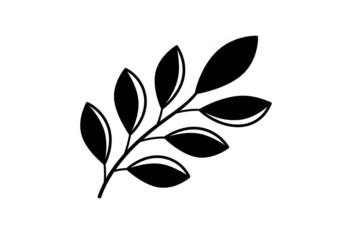 Botanical Leaf Silhouette Bundle, an Illustration by Creativeshirt (Photo 37 of 51)
