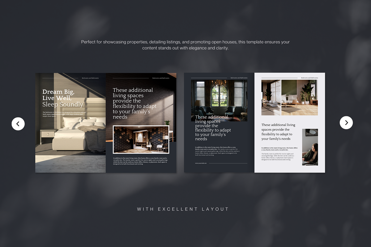 Canva | Real Estate Brochure, a Brochure Template by Ahsanjaya (Photo 2 of 6)