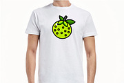 Cartoon Breadfruit Vector Clipart, a Food Illustration by newminddesign (Thumbnail 2 of 8)