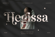 Hegissa Elegant Serif Font, a Serif Font by RantautypeStudio (Thumbnail 1 of 17)