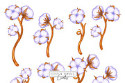 Cotton & Swallow Seamless Patterns, a Decorative Illustration by Liiafis (Thumbnail 11 of 16)