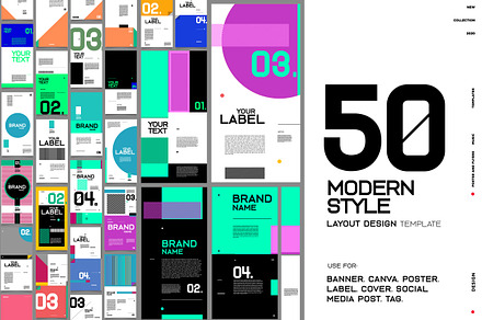 50 Modern Style Design Layout