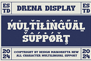 Drena - Display Serif Font, a Serif Font by MaikoHatta (Thumbnail 4 of 7)