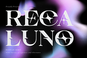 Reca Luno | Display Serif, a Serif Font by gracetype_studio (Thumbnail 1 of 12)