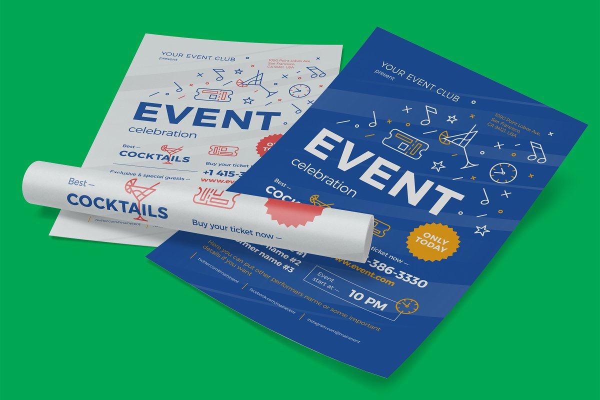 Event Poster Bundle + Freebie, a Flyer Template by EDT.Graphics (Photo 46 of 54)