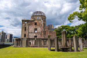 Genbaku Dome ruins at Hiroshima Peace Memorial, Japan, an Architecture Photo by GoodGoods