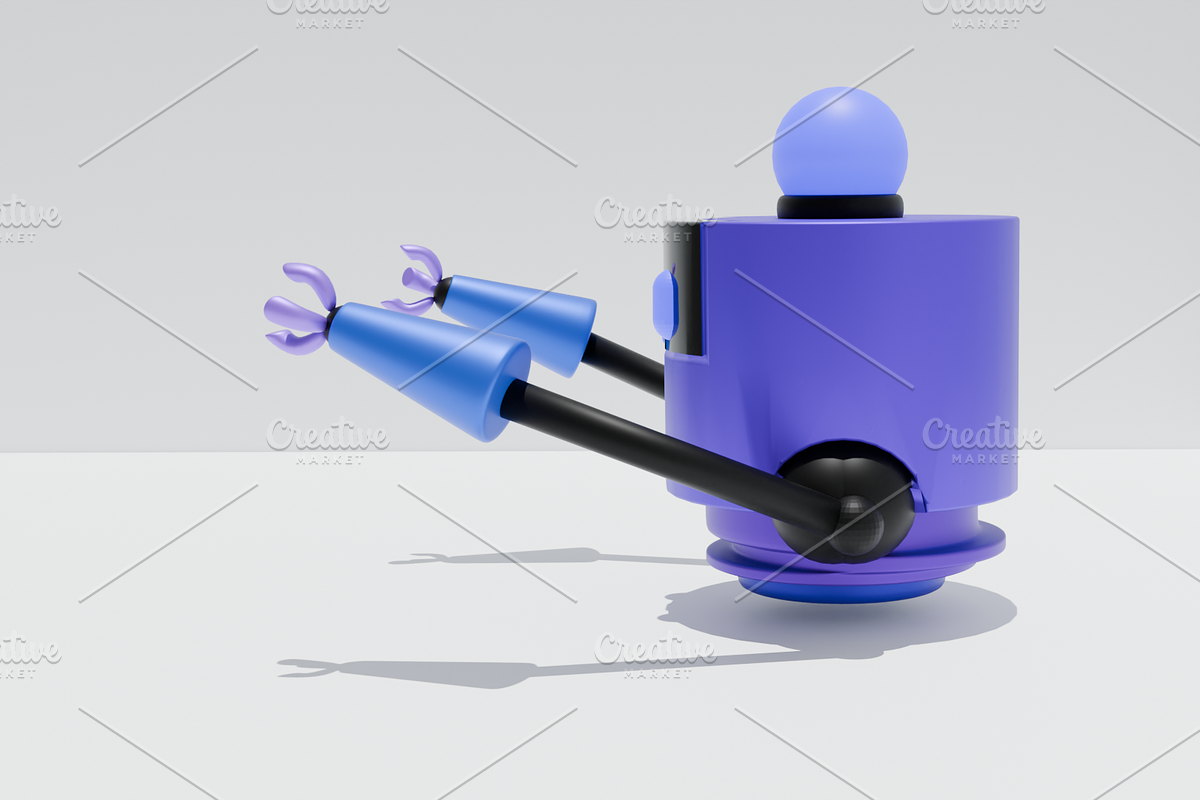3D Robot for Printing, a Characters & Person 3D Model by oleksandra_nazarova (Photo 3 of 4)