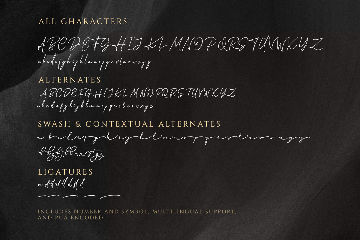 Katherine Script (+Premade Logo), a Script Font by Sarid Ezra (Photo 9 of 9)