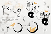 Mystical Mushrooms - graphic kit, an Animal Illustration by My Space Garden (Thumbnail 12 of 17)