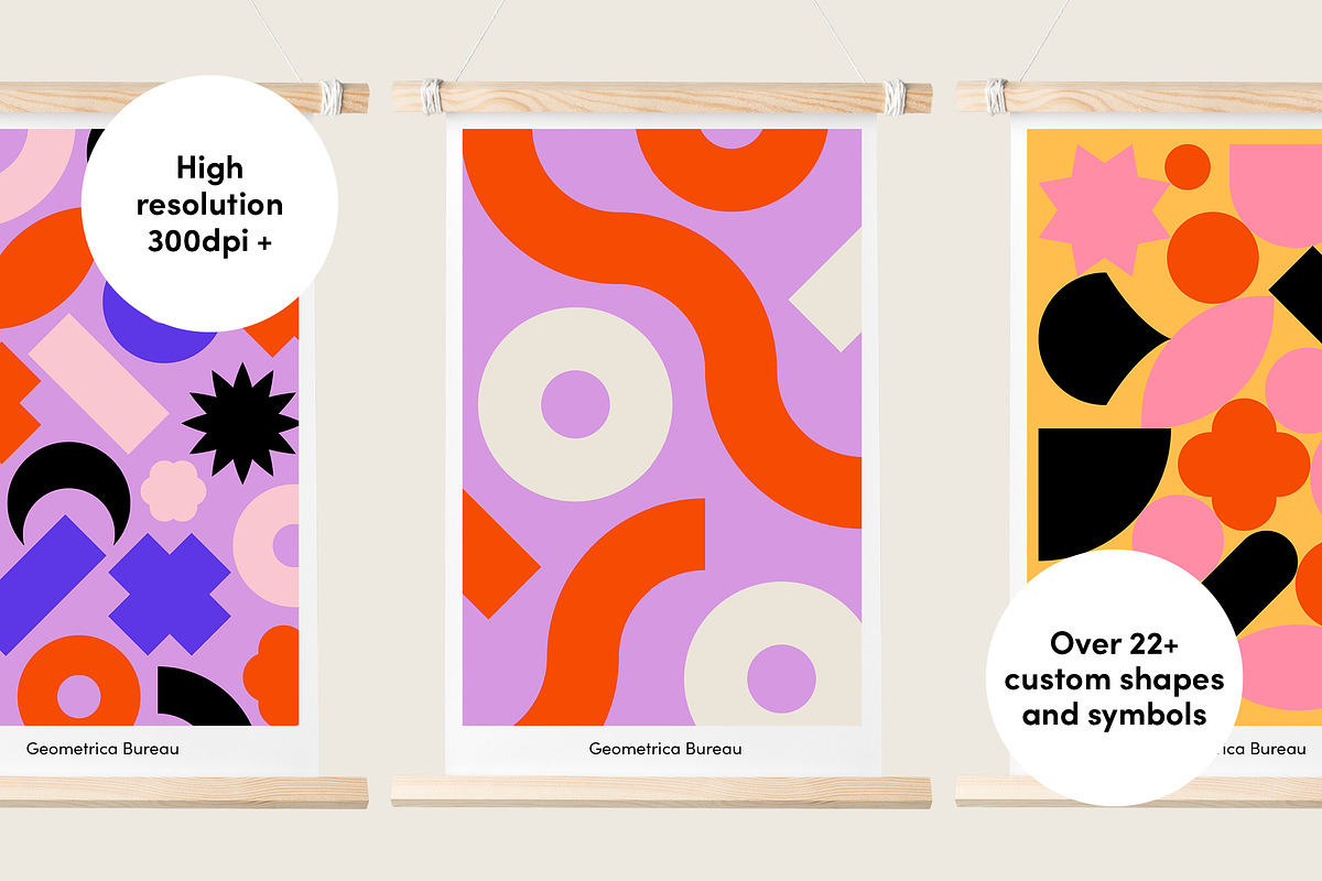 Abstract Symbols, a Pattern Graphic by Geometrica Bureau (Photo 8 of 10)