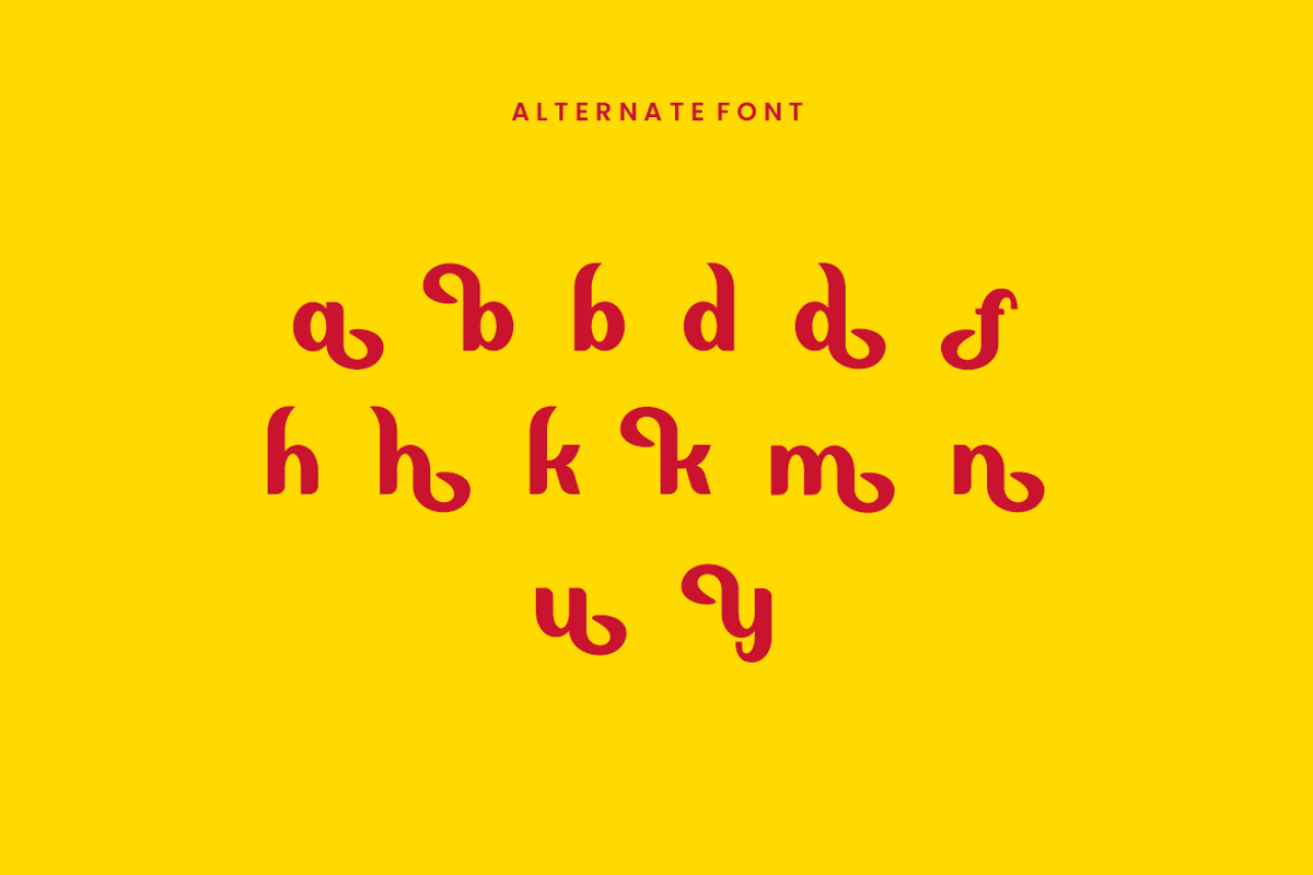 Chalot - Food Font, a Sans Serif Font by QR Design Studio (Photo 6 of 11)