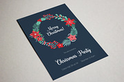 Floral Christmas cards set, a Decorative Illustration by Good Studio (Thumbnail 8 of 9)